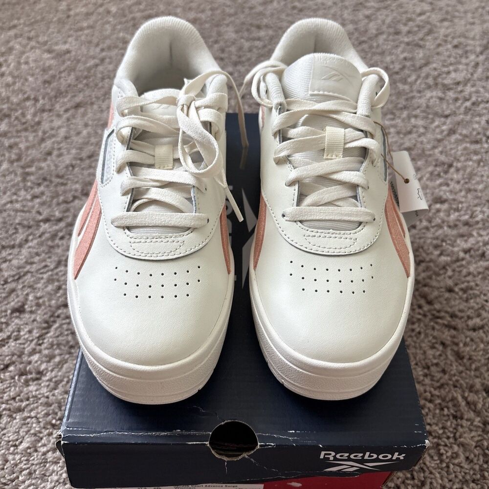Reebok Court Advance Surge Women's White Tennis Shoe Athletic Sneakers Size 7